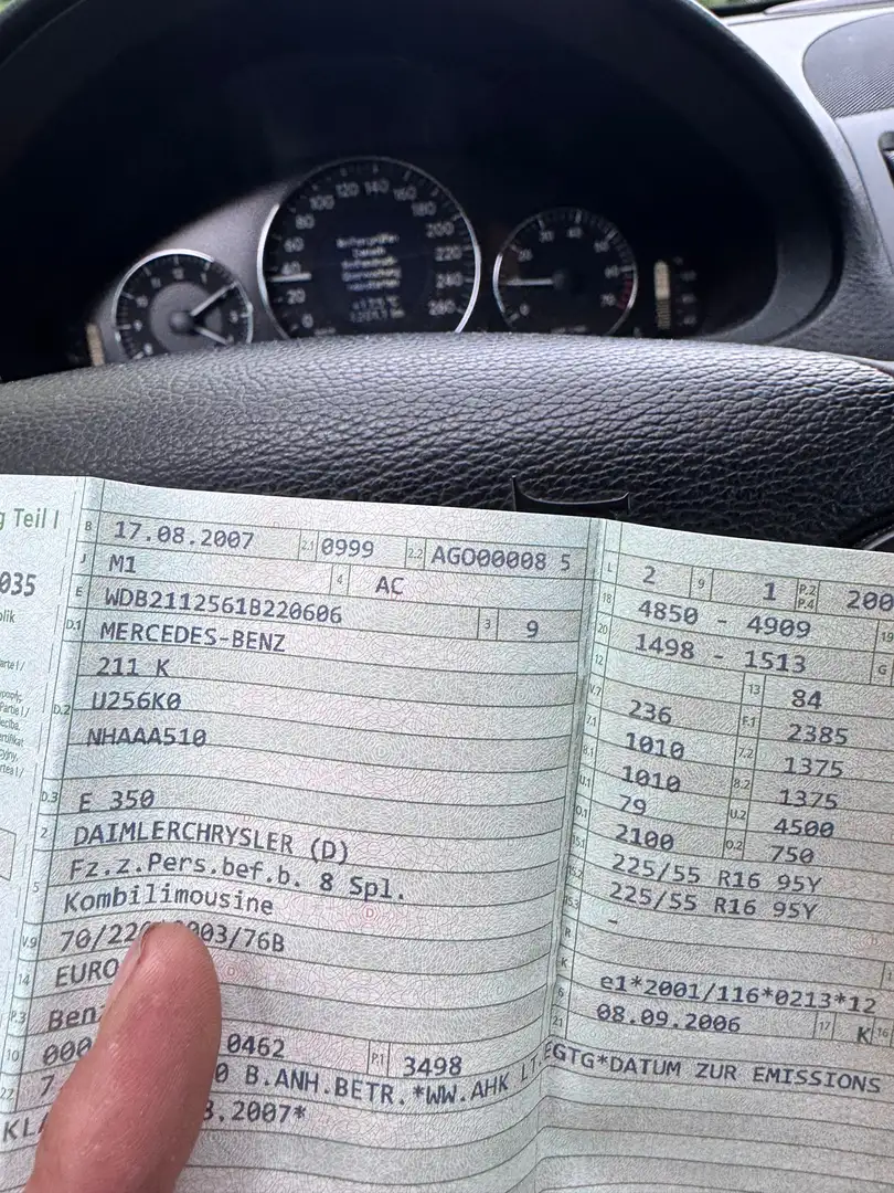 Mercedes-Benz E 350 E 350 T-Modell ELEGANCE Elegance/Leder/Automatic Чорний - 2