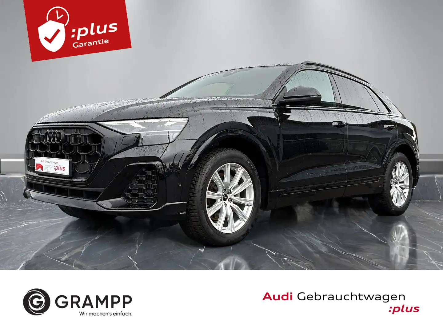 Audi Q8 55 TFSI +S-LINE+ADAPAIR+AHK+MATRIX+OPTIK+HUD+ Schwarz - 1