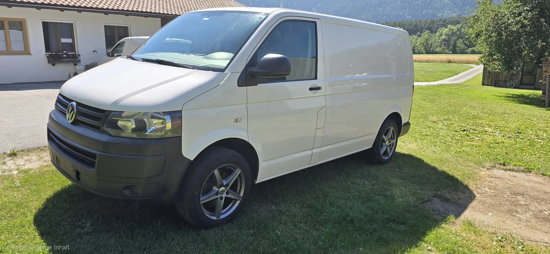 Volkswagen T5 Transporter Kasten Weiß - 1