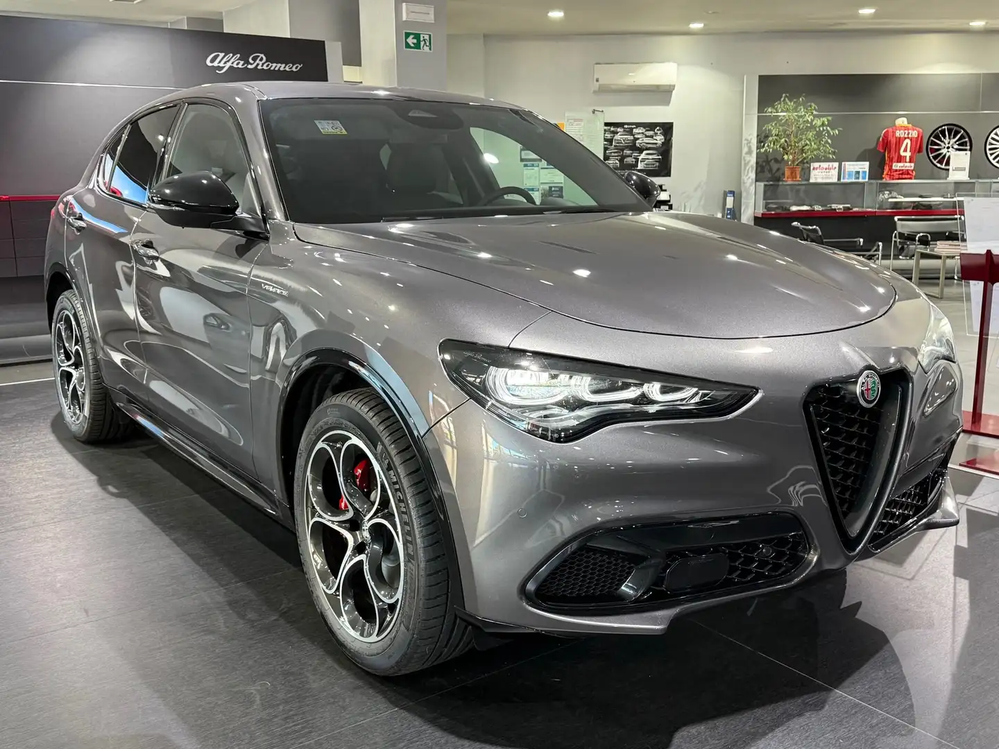 Alfa Romeo Stelvio Stelvio 2.2 Turbodiesel 210 CV AT8 Q4 Veloce Grigio - 2