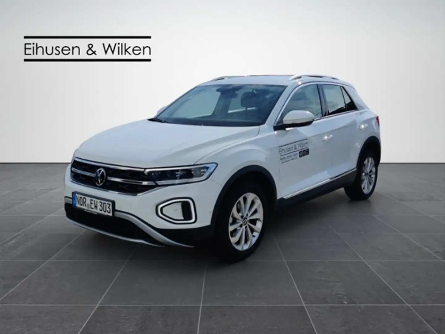 Volkswagen T-Roc 1.0+TSI+STYLE+KLIMA+LED PLUS+ACC+ Weiß - 2