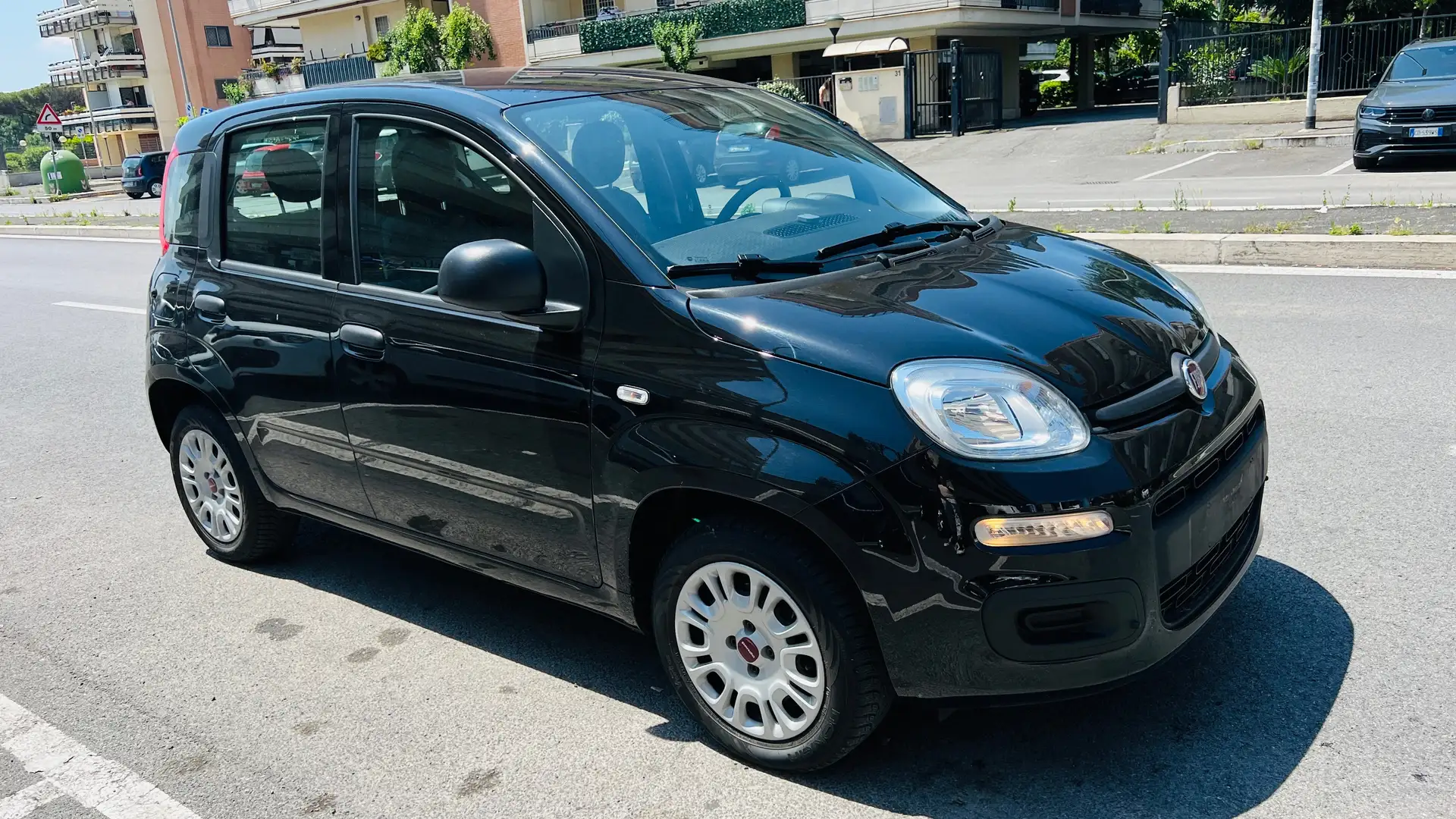 Fiat Panda 1.2 LOUNGE BLUETOOTH FENDINEBBIA PDC Чорний - 2