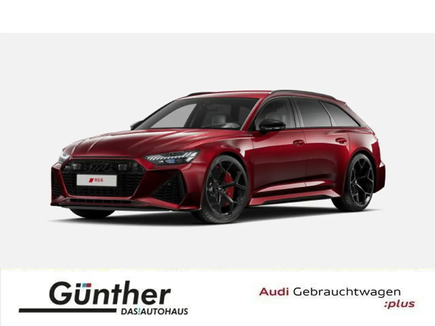Audi RS6 +WINTERRÄD+AHK+INDIVIDUAL Rot - 1