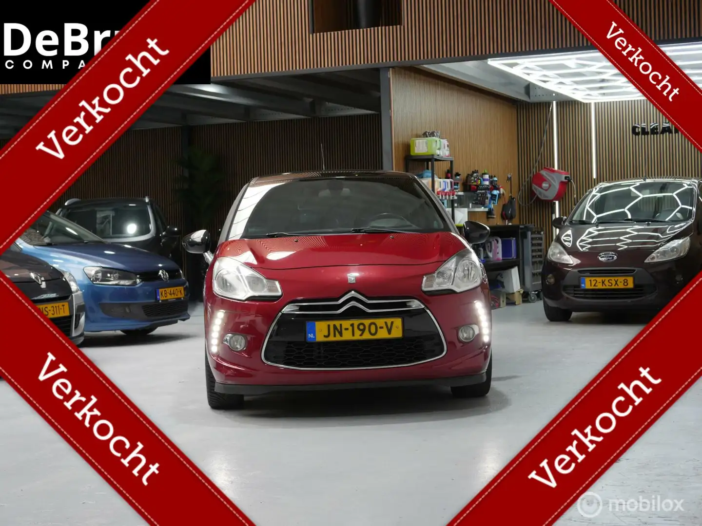 Citroen DS3 1.6 THP Sport Chic Rood - 1