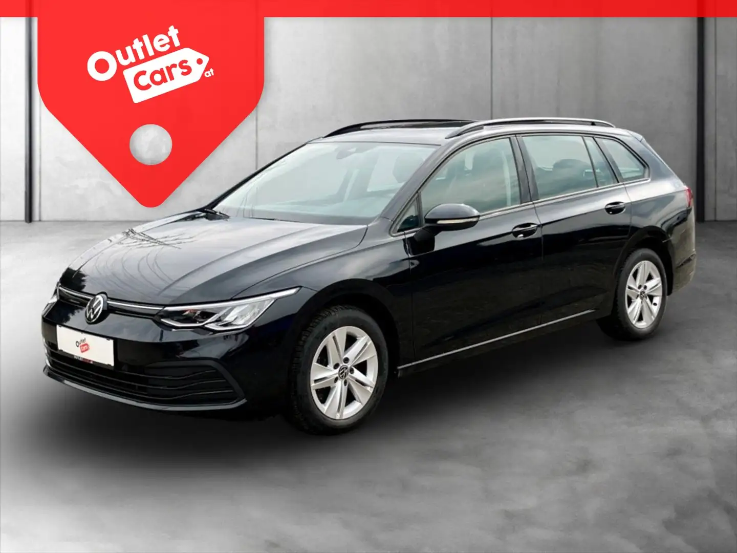 Volkswagen Golf VIII Var. 2.0 TDI Life DSG ASSIST+RADAR+LED Schwarz - 1