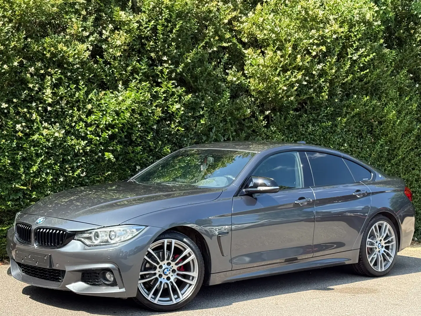 BMW 418 Gran Coupé d+PACK M+NAVI+CAMERA+CUIR+JANTES+E6B Grijs - 1