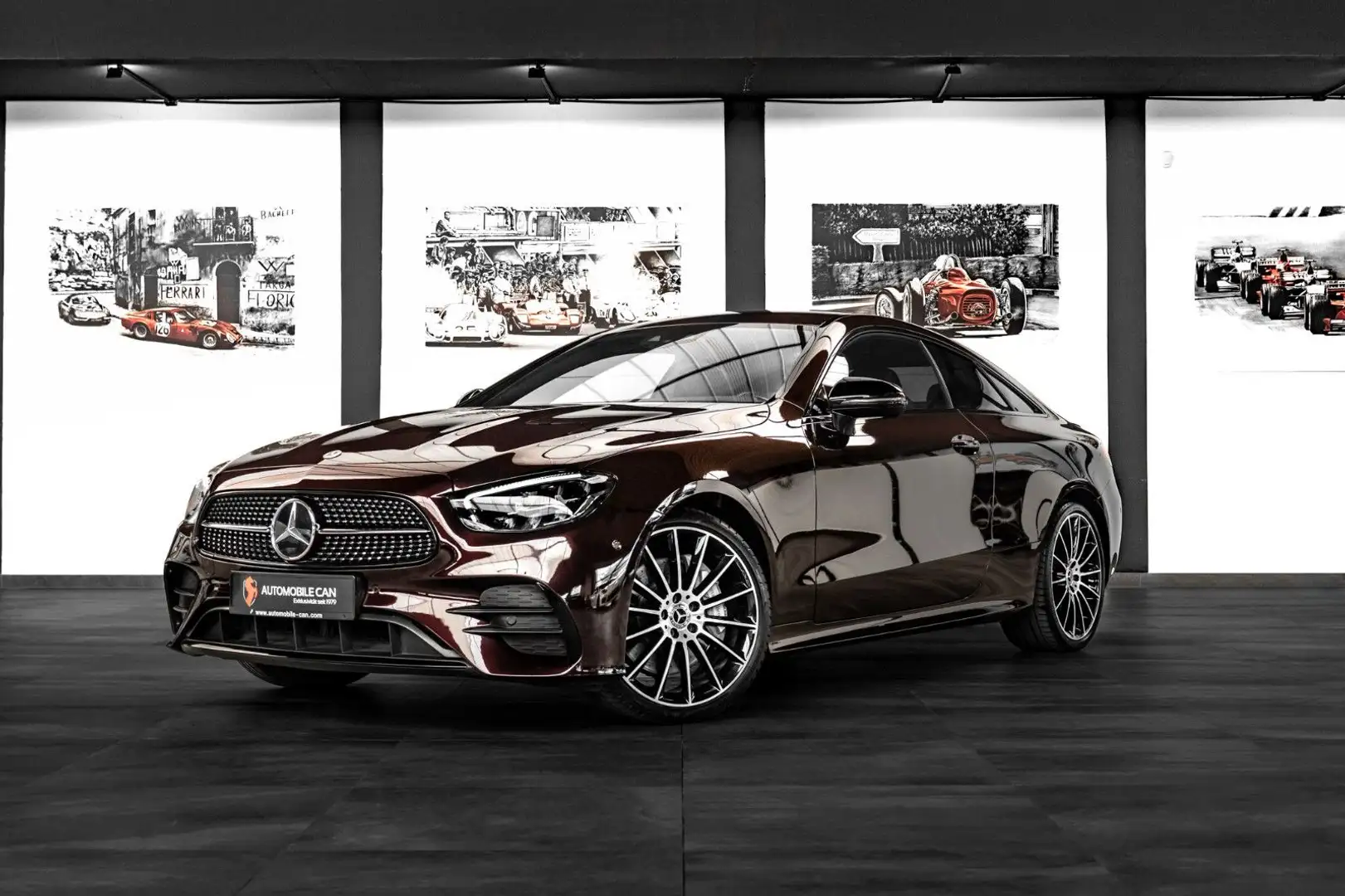 Mercedes-Benz E 450 4M COUPÉ #AMG LINE #RUBELLITROT #1.HAND Rouge - 1