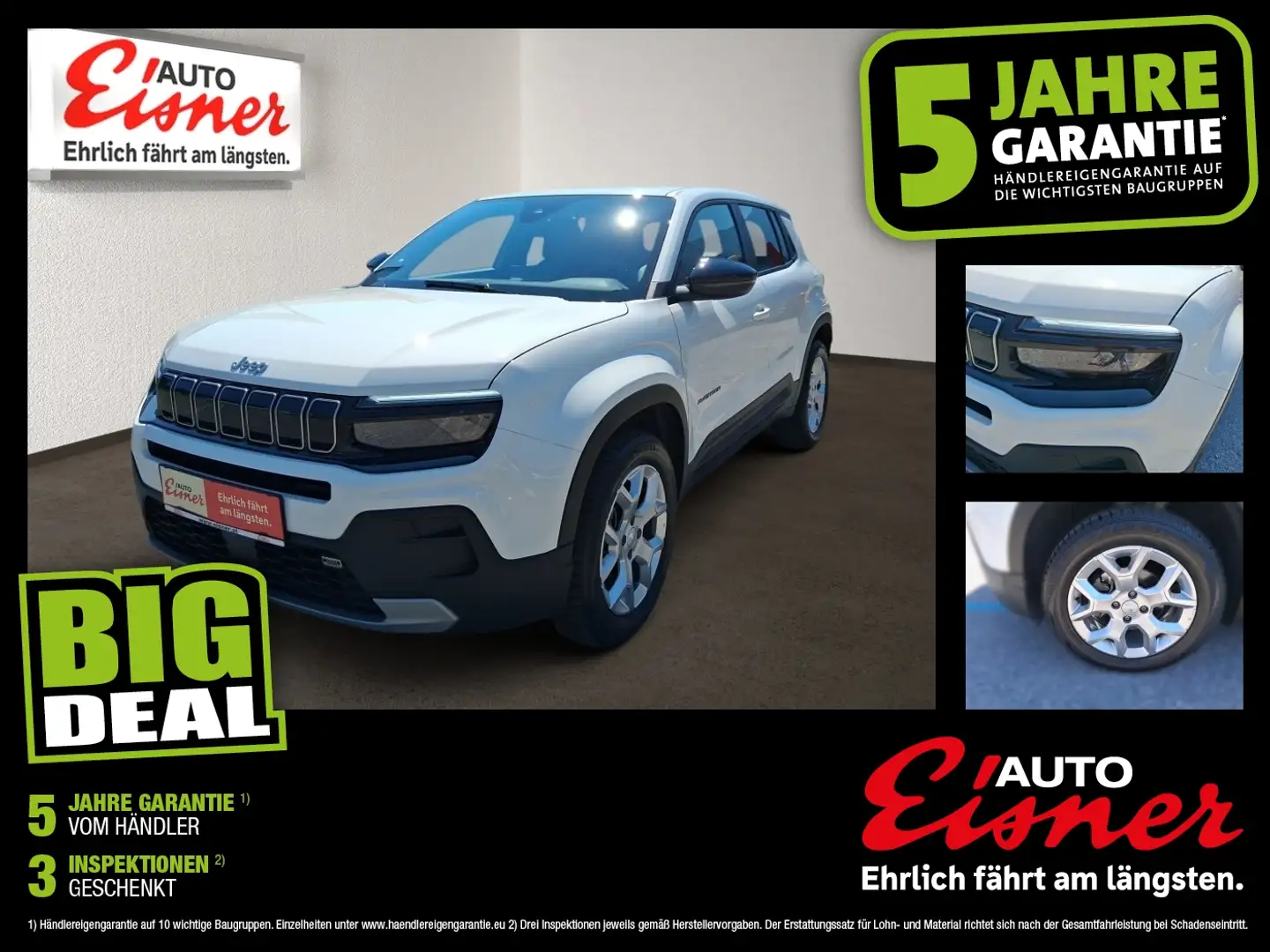 Jeep Avenger 1.2 GSE T3 ALTITUDE Rückfahrkamera Wit - 1