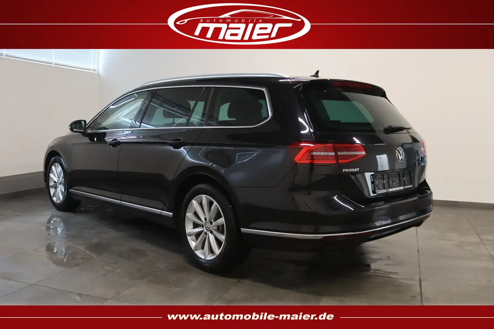 Volkswagen Passat 2.0 TDI Highli.-Virt-Pano-NAV-LED-ACC-AHK Schwarz - 2