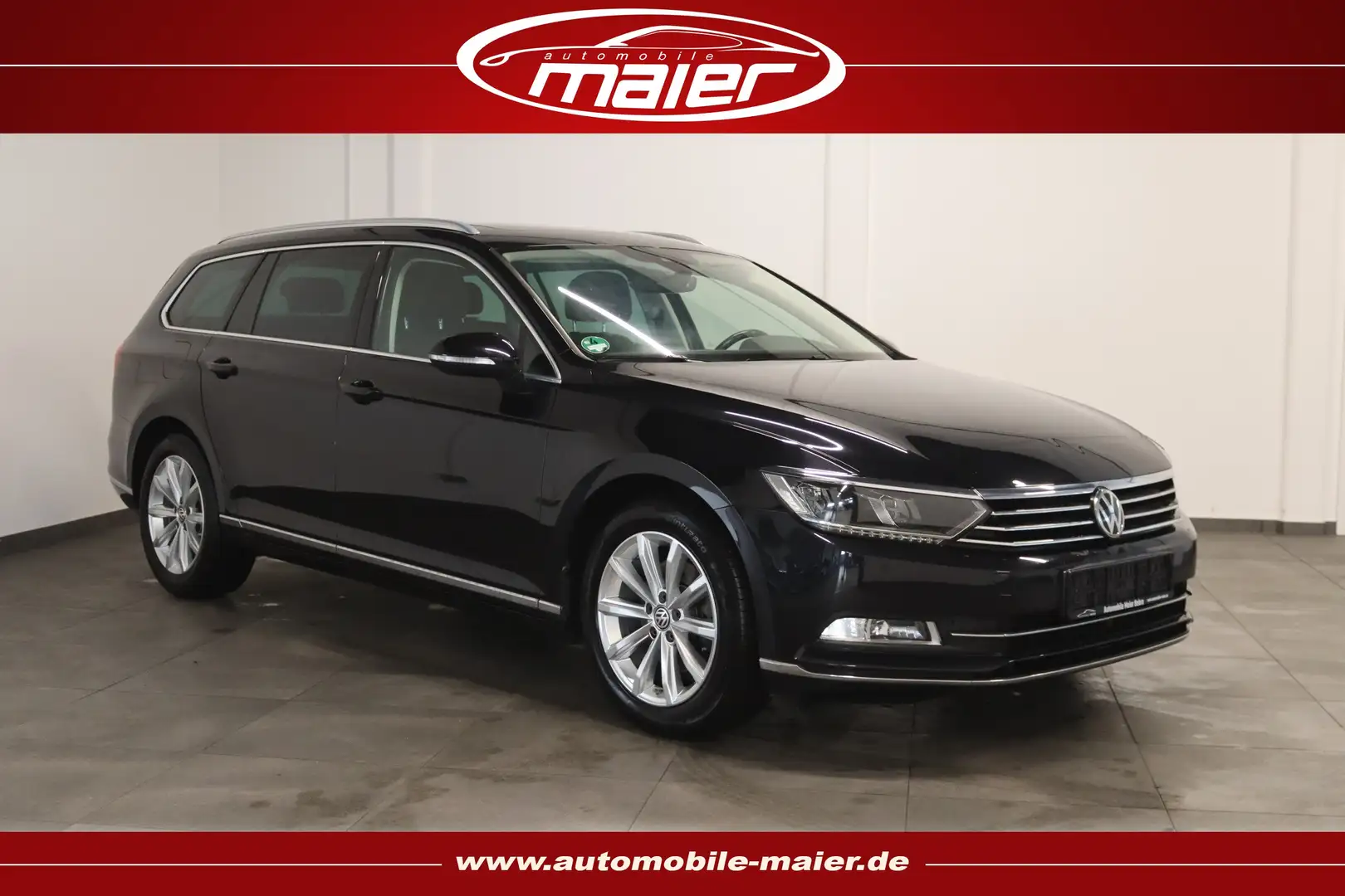 Volkswagen Passat 2.0 TDI Highli.-Virt-Pano-NAV-LED-ACC-AHK Schwarz - 1