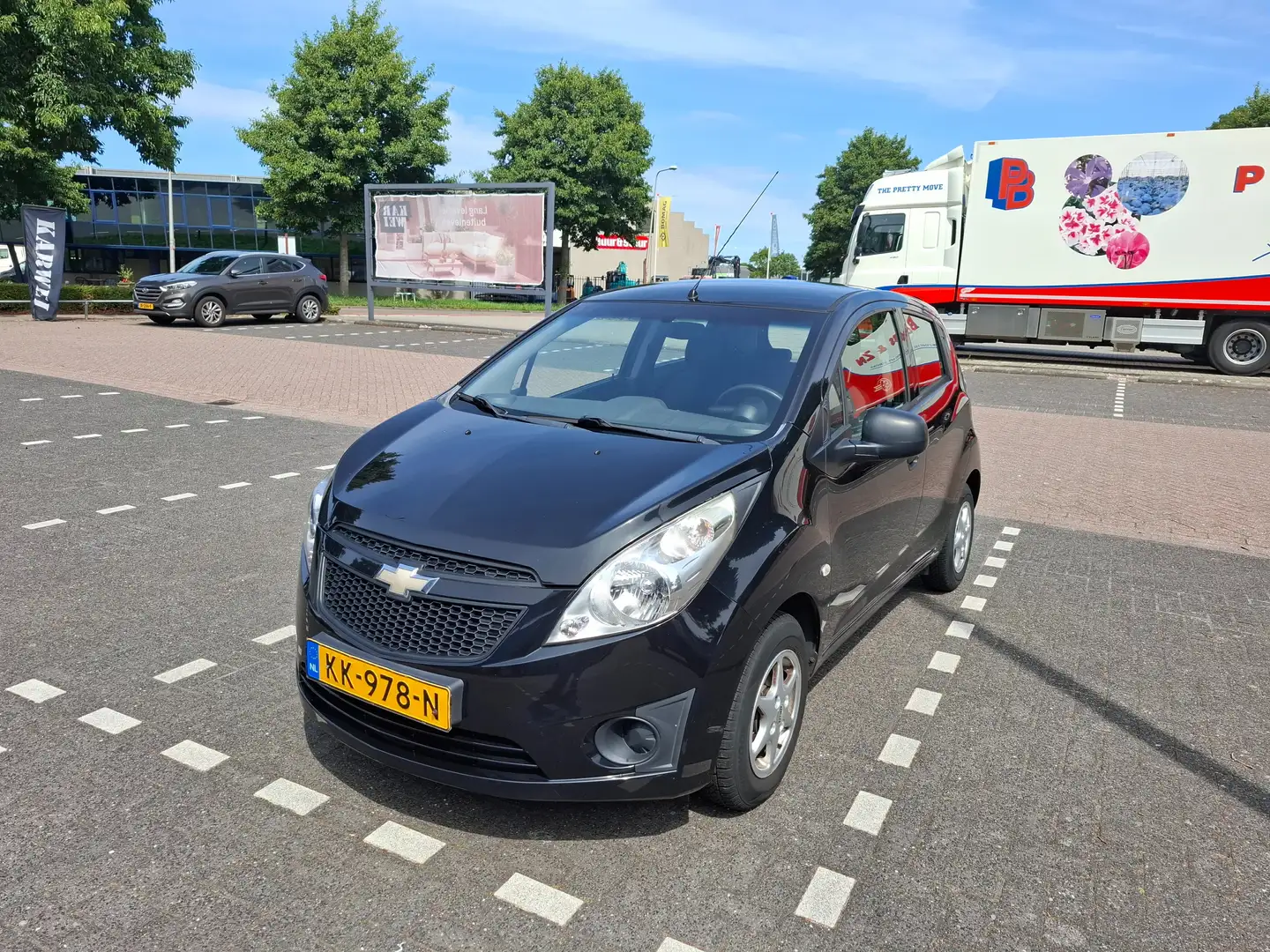 Chevrolet Spark Spark 1.0 16V LE Zwart - 1