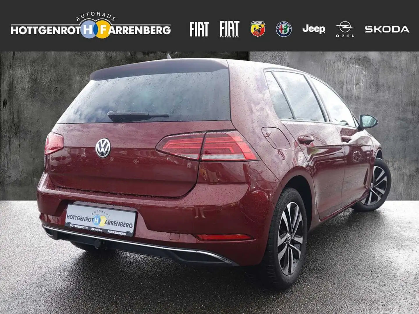 Volkswagen Golf 2.0 TDI SCR DSG IQ.DRIVE Rouge - 2