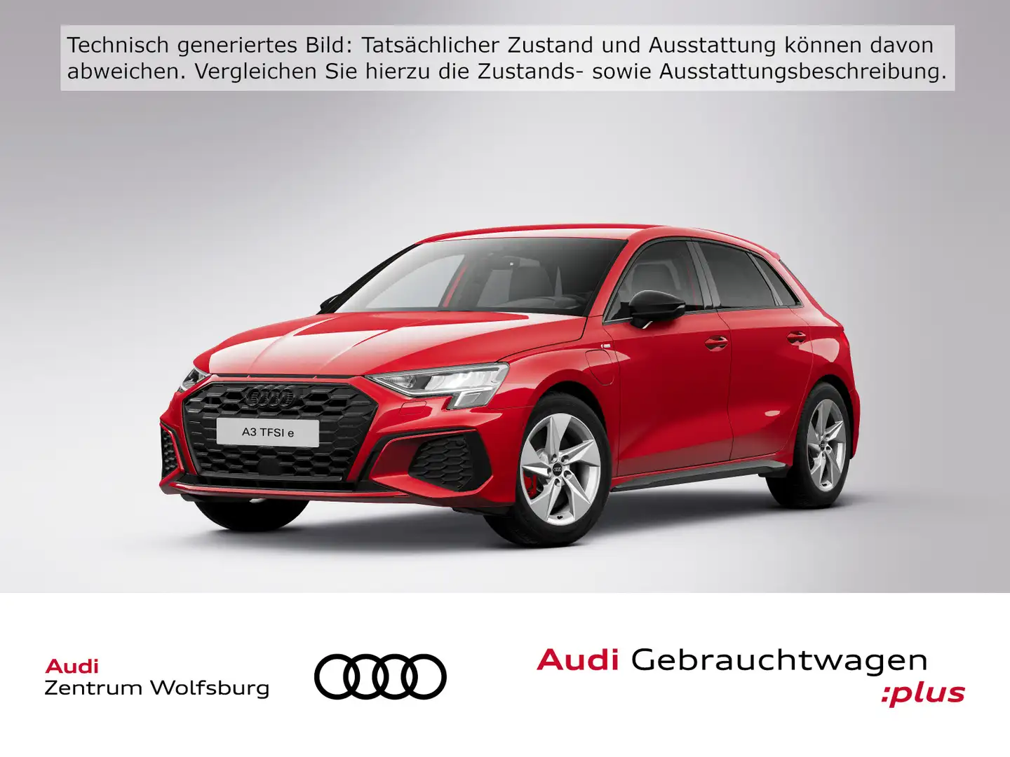 Audi A3 45 TFSI e S-tronic S line Einparkhi Rouge - 1