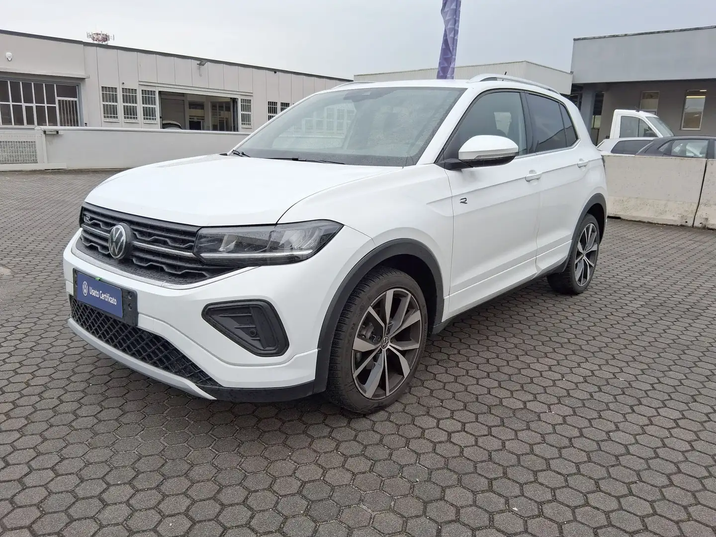 Volkswagen T-Cross 1.0 tsi r-line 115cv Bianco - 1