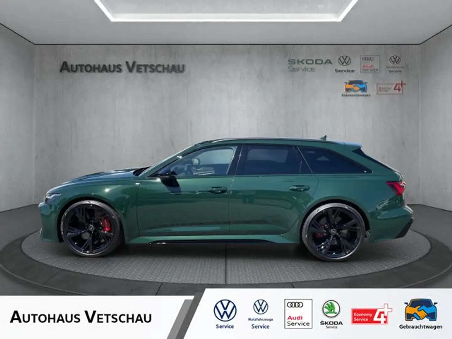 Audi RS6 Avant 4.0 TFSI qu RS-DynPlus/Sthzg/AHV/Pano/22 Zöld - 1