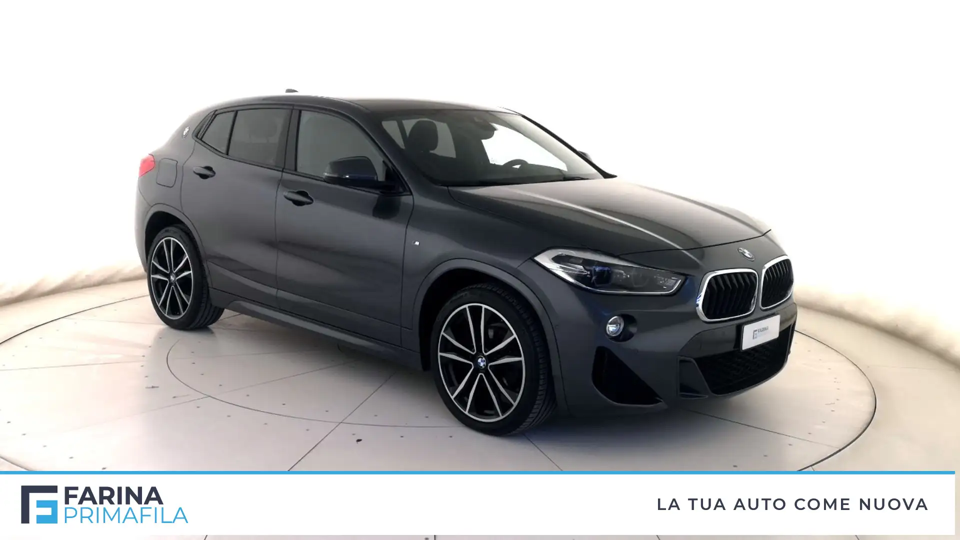 BMW X2 sdrive16d Msport auto Grigio - 2