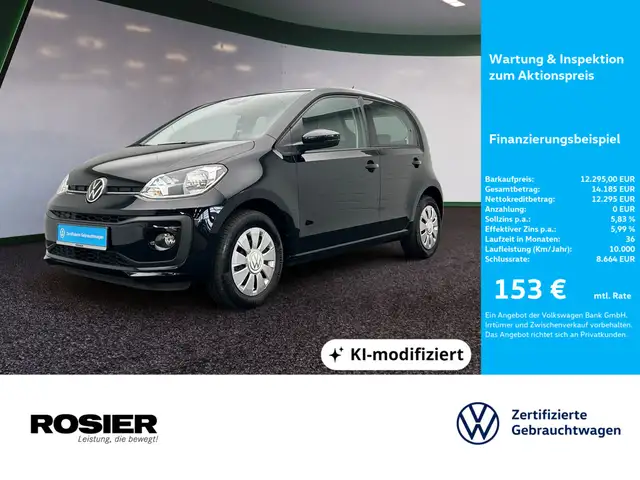 Volkswagen up! 1.0 Move 4 Tür KAMERA SHZ KLIMA BT PDC