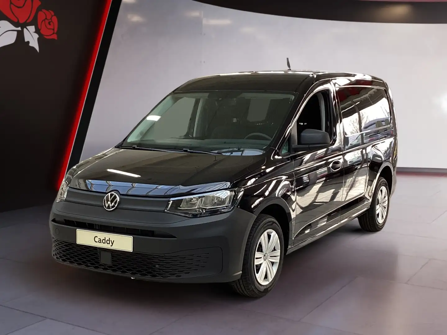 Volkswagen Caddy Cargo Maxi 1,5 TSI Klima Schwarz - 2