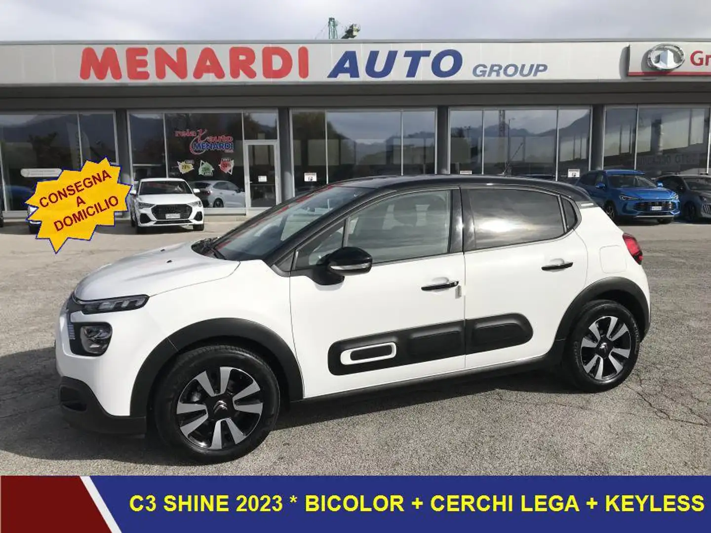 Citroen C3 PureTech 83 S&S Shine CERCHI LEGA+SENS. PARK Bianco - 1