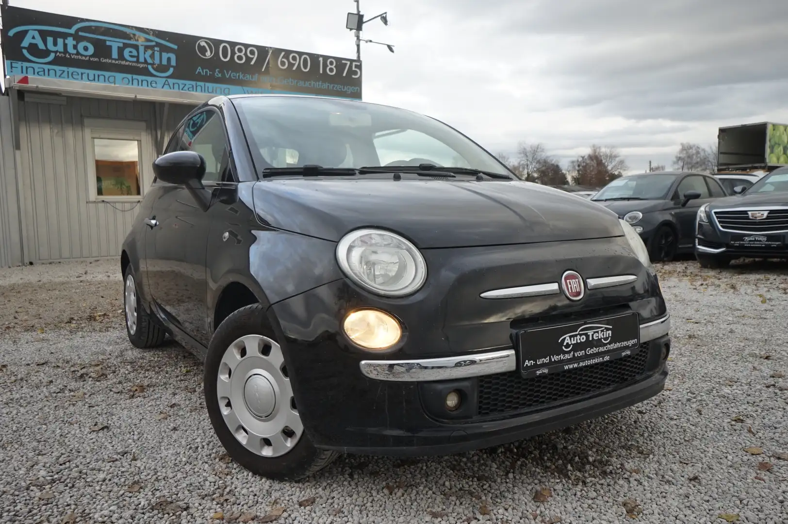 Fiat 500 1.2 Lounge |Inspektion + HU AU NEU| Schwarz - 1