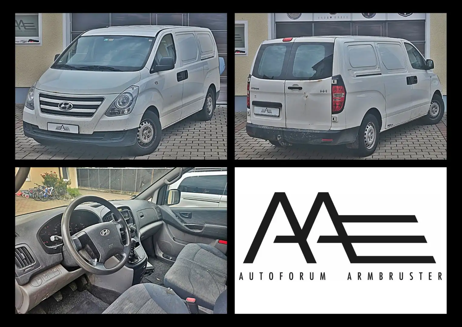 Hyundai H-1 Kasten *Klima/TÜV NEU/Bremse NEU/1.Hand*AHK* Weiß - 1