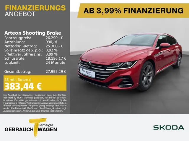 Volkswagen Arteon 2.0 TDI DSG R LINE LEDER S