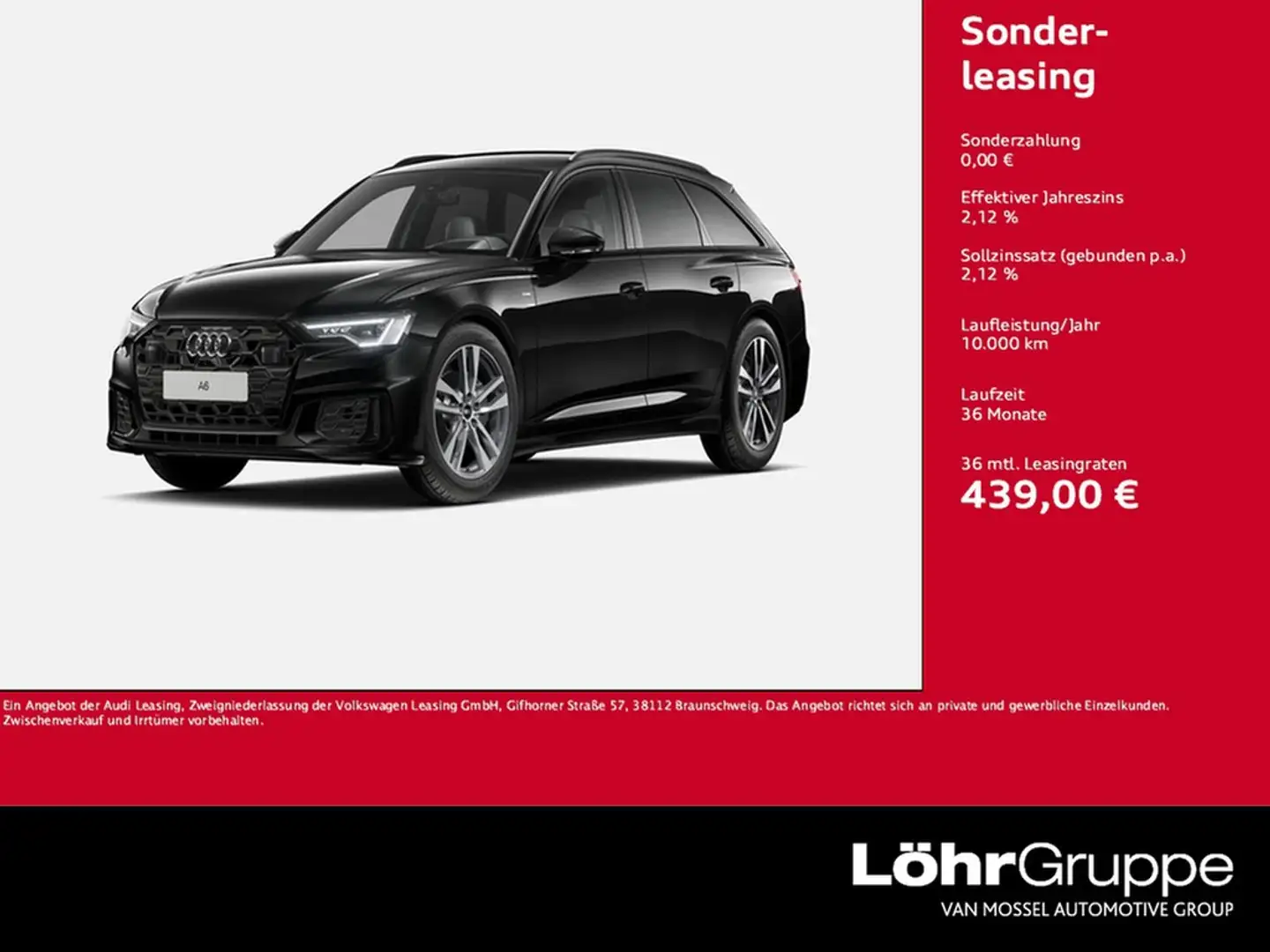Audi A6 Avant 40 TDI S line 19"|NAVI+VC|MATRIX|HuD|360° Schwarz - 1