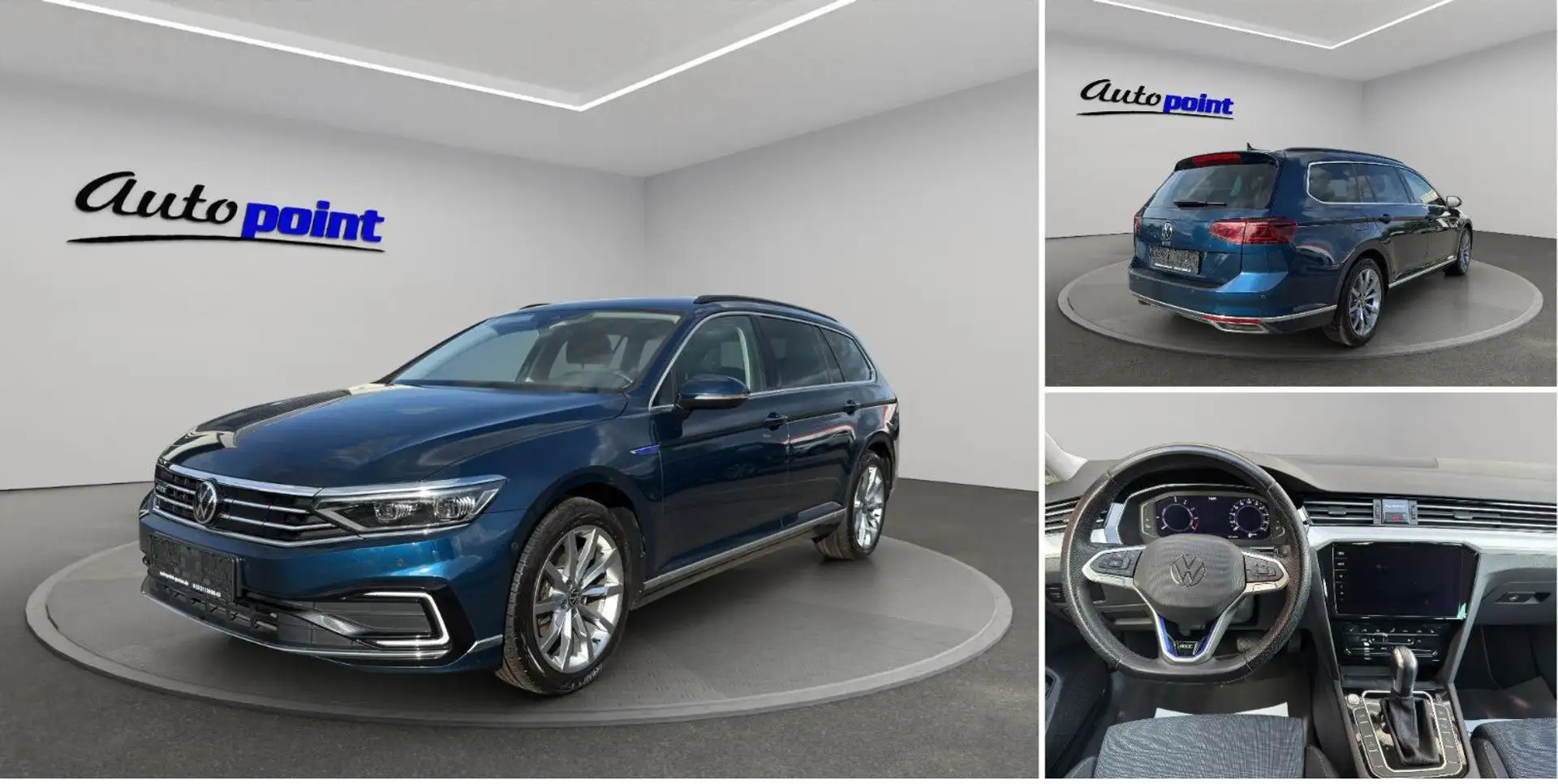Volkswagen Passat Variant 1.4 TSI GTE VIRTUAL MATRIX AHK Bleu - 1