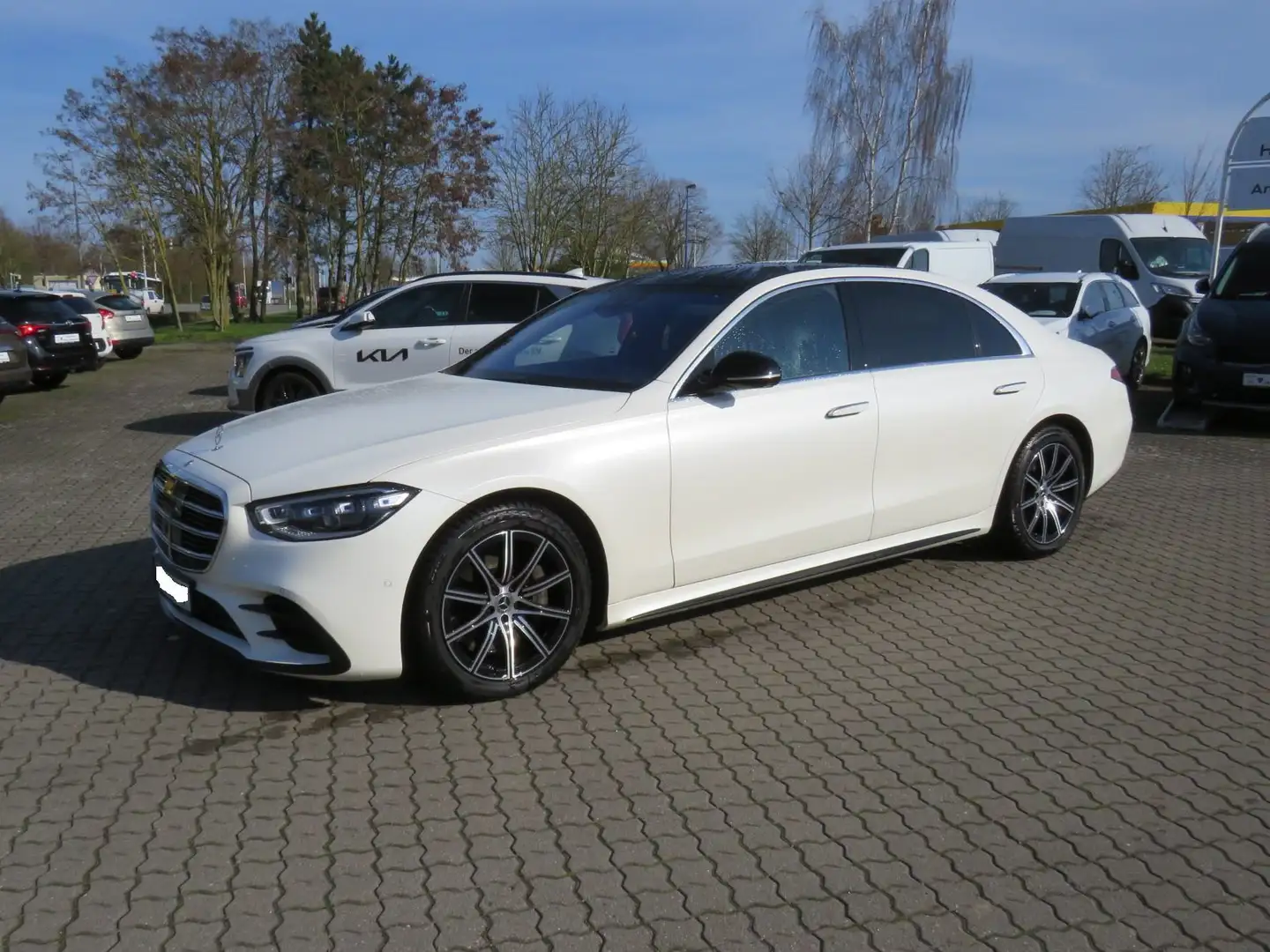 Mercedes-Benz S 580 S 580 AMG Line lang 4Matic *Chauffeur-u. Exclusiv* White - 1