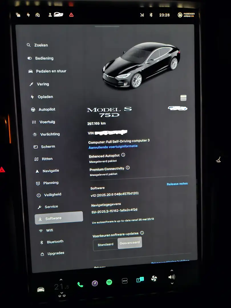 Tesla Model S Model S 75D Allradantrieb Free Supercharging Noir - 2