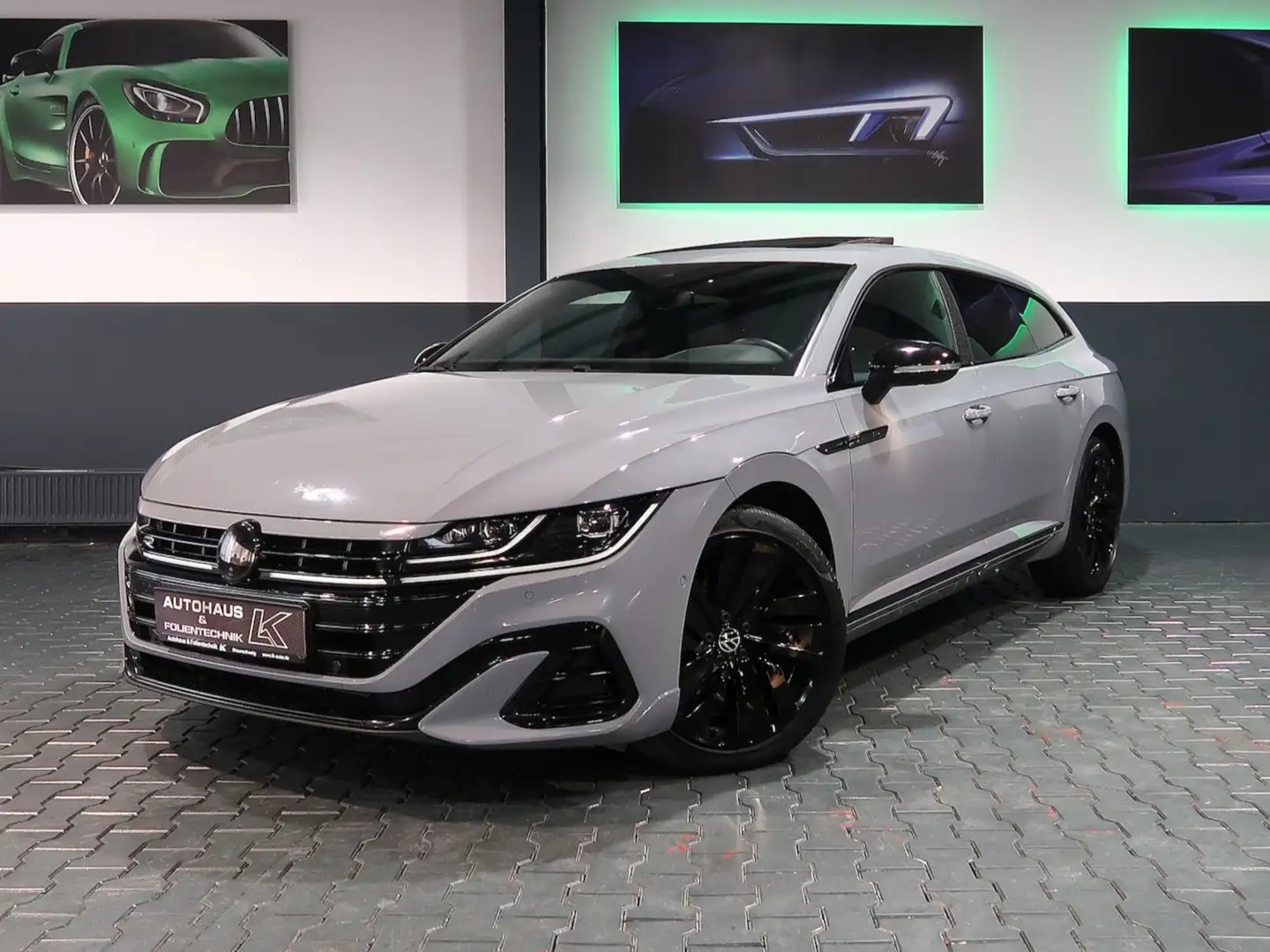 Volkswagen Arteon R LINE 4M*BLACKSTYLE*STDHZG*IQ*HUD*PANO* Gris - 2