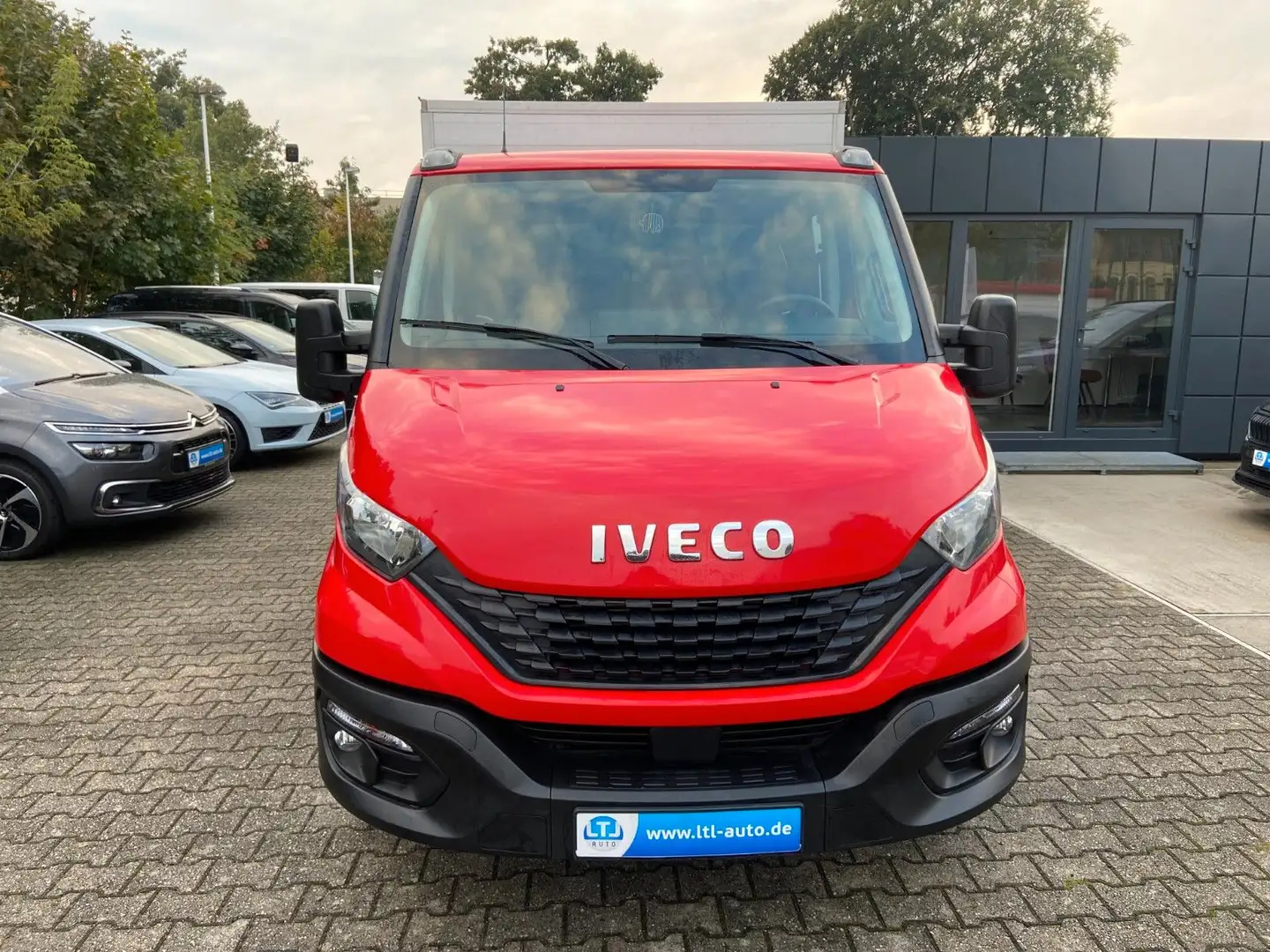 Iveco Daily 35 S16  Doka 7sitzer Pritsche+Plane AHK Rood - 2