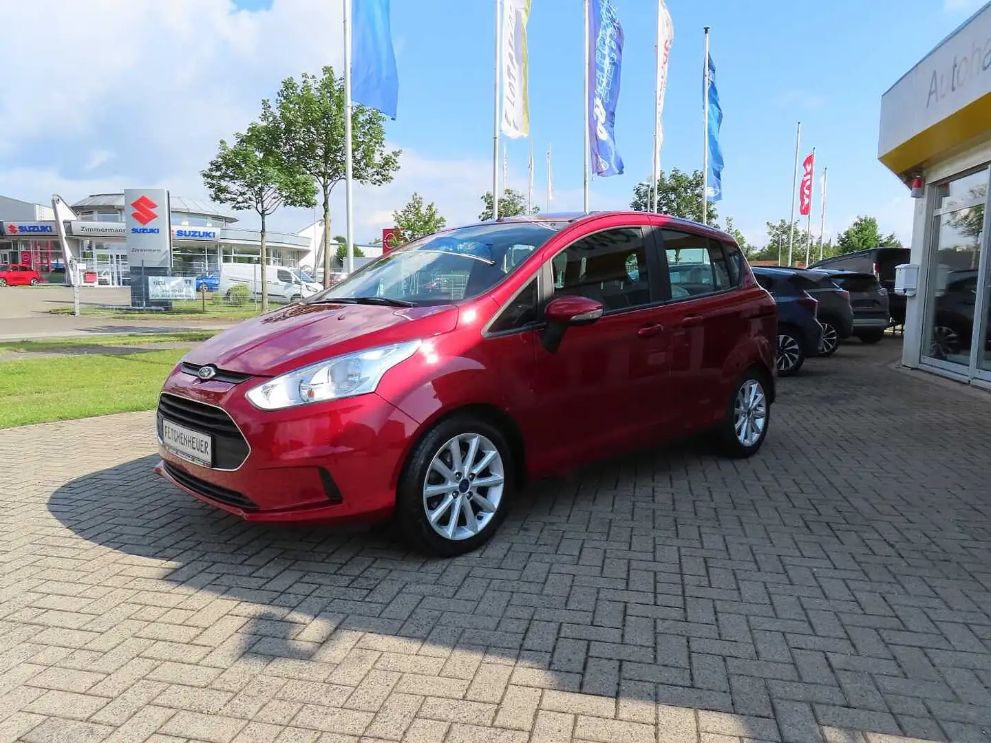 Ford B-Max 1.0 m.  KLIMA+SHZ+PDC+B/C+BEH.WSS+R/CD+ALU Rot - 2