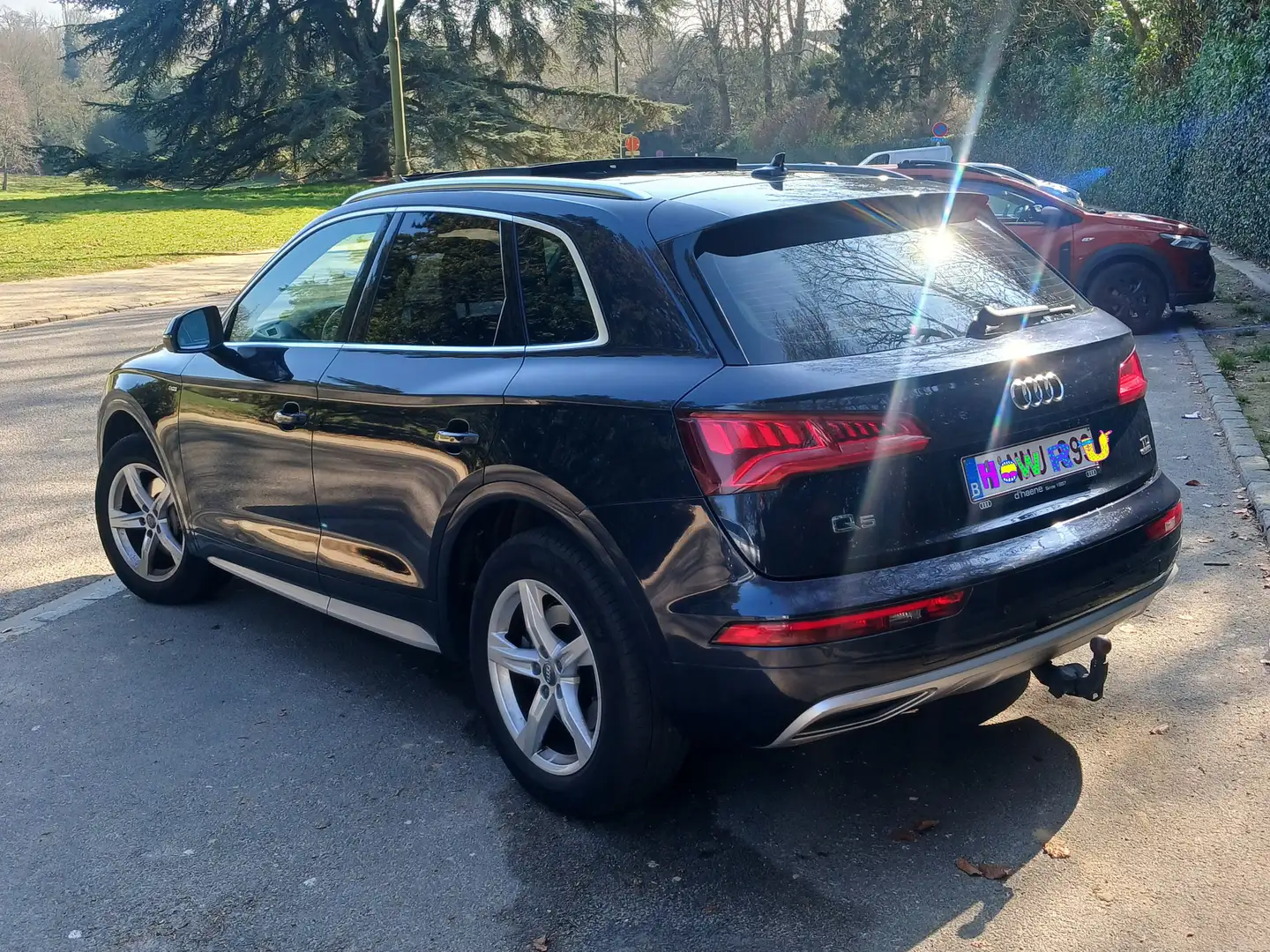 Audi Q5 Q5 2.0 TDi Quattro Business Ed.Sport S tr. Blauw - 1