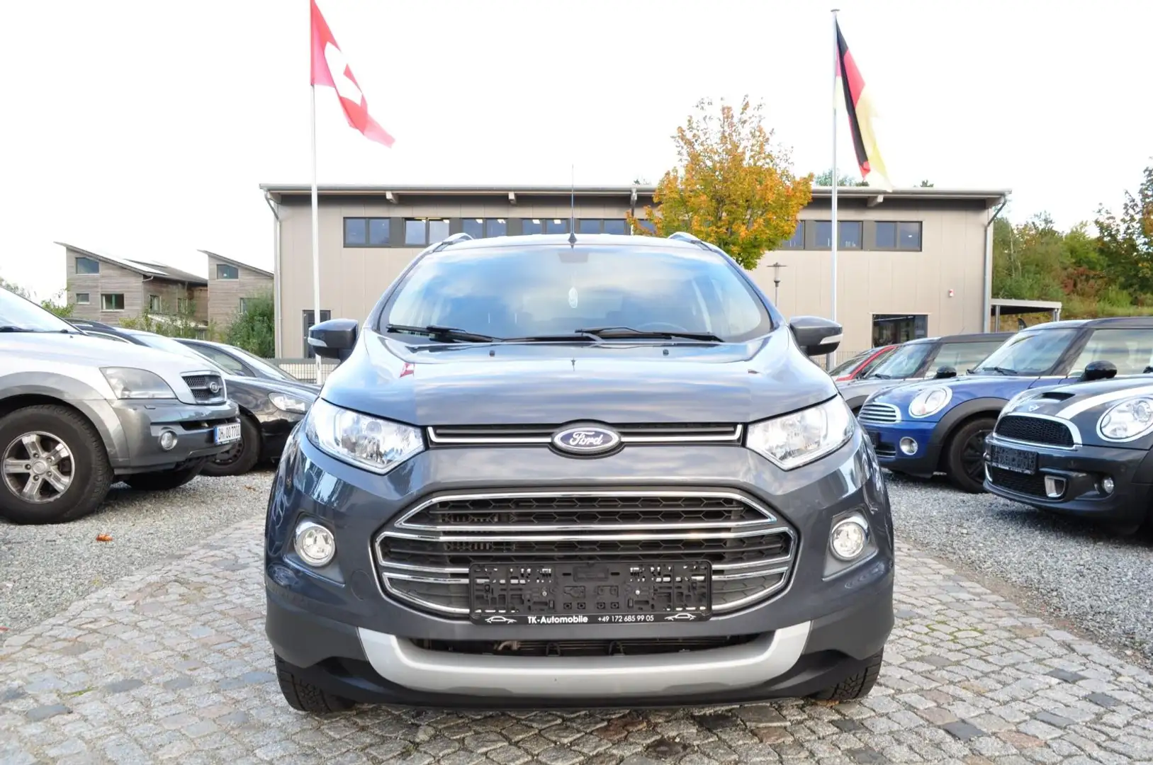 Ford EcoSport Titanium 1.0/PDC/LEDER/S-HEIZUNG Grau - 2