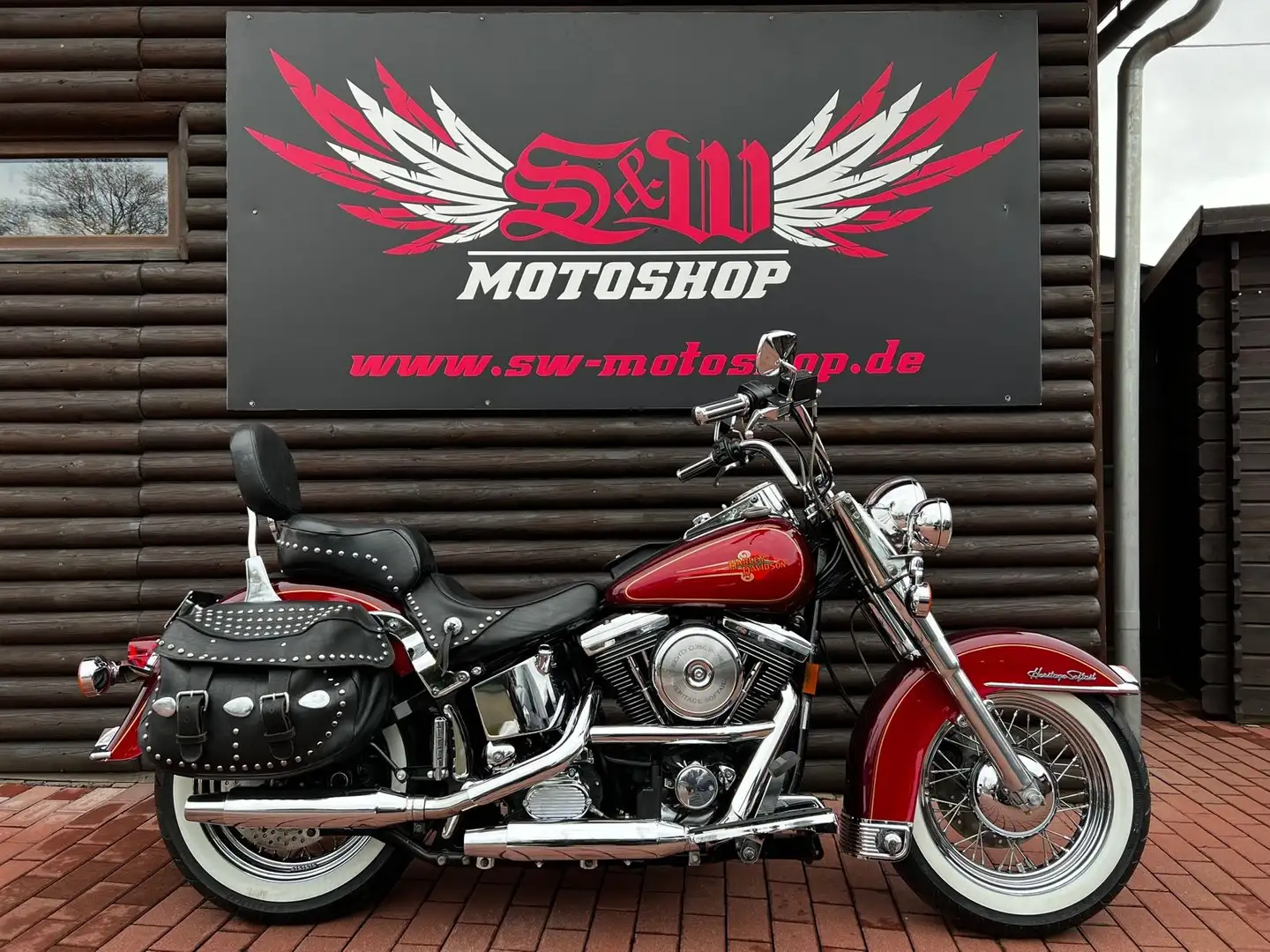 Harley-Davidson FLSTC Heritage Classic *Evo, 2 Tone* Czerwony - 1
