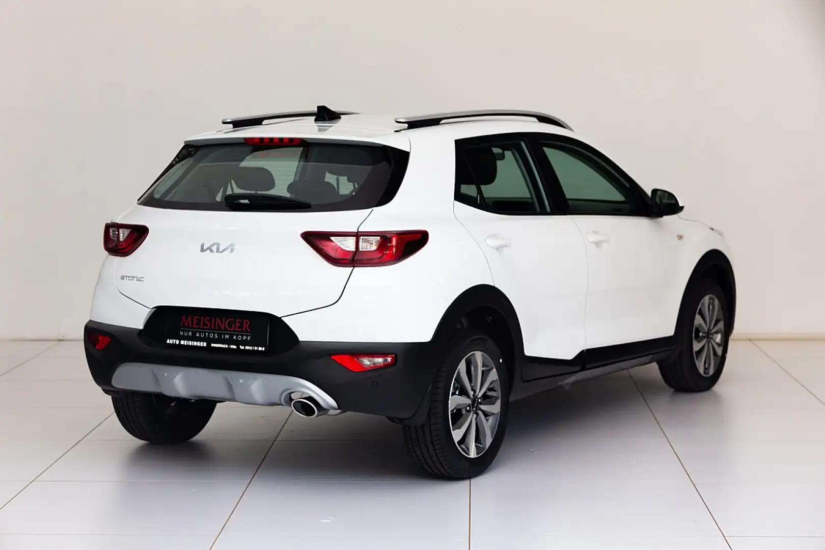 Kia Stonic 1,0 TGDI GPF ISG Silber DCT Aut. Weiß - 2