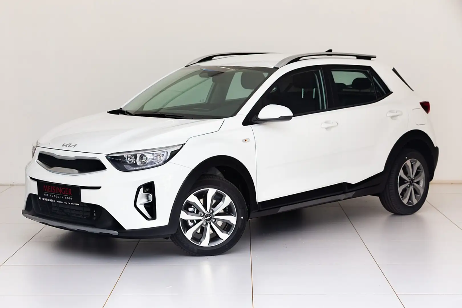 Kia Stonic 1,0 TGDI GPF ISG Silber DCT Aut. Weiß - 1