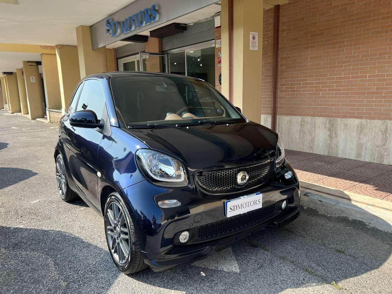 smart forTwo Fortwo 0.9 t 90cv Twinamic Paris Blu Brabus Style