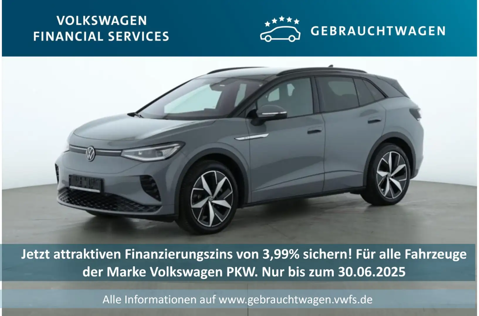 Volkswagen ID.4 GTX 225kW Pano*RFK*PDC*Tempo*Klima*SH Grau - 1
