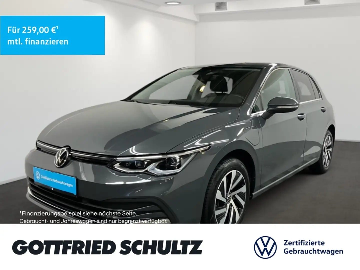 Volkswagen Golf VIII 1.4 TSI DSG eHybrid LED NAV ACC KAMERA Style Gris - 1