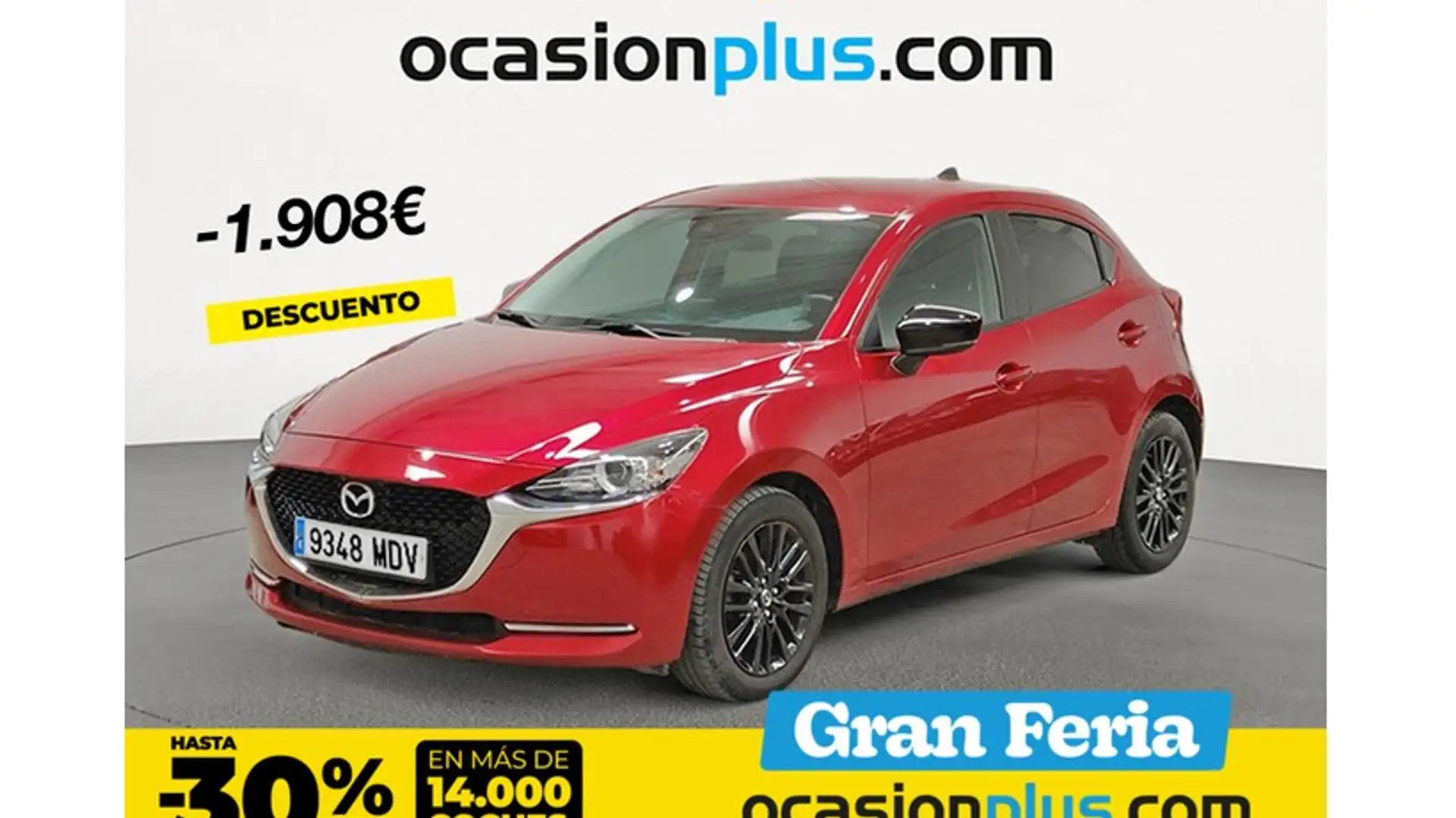 Mazda 2 1.5 Skyactiv-g Black Tech Edition 55kW Rojo - 1