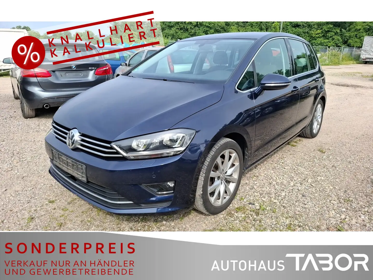 Volkswagen Golf VII Sportsvan 1.4 TSI Highline Nav ACC Xen Blau - 1