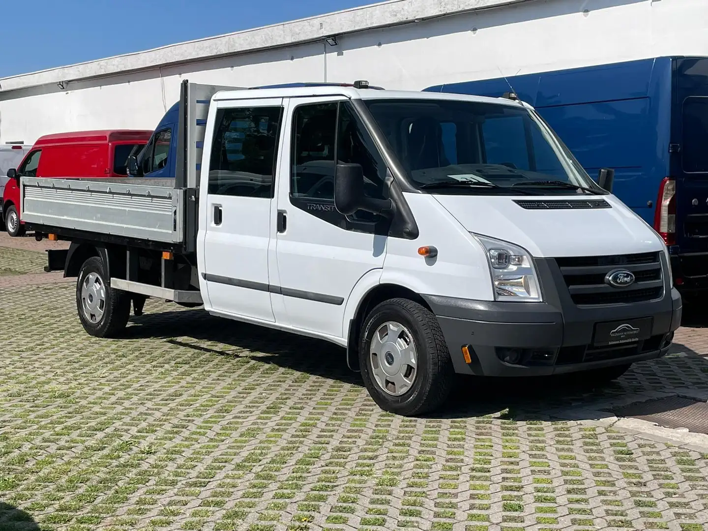 Ford Transit 2.4 TDCi/Pritsche DOKA/1.Hand/AHK 2,8t Weiß - 2
