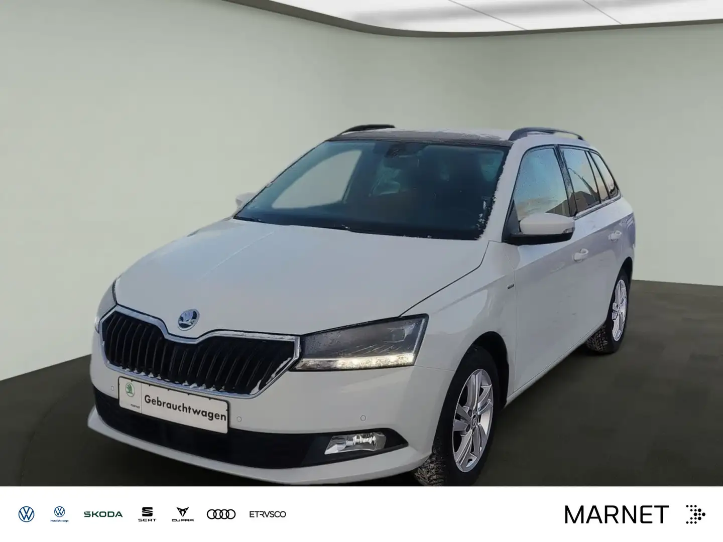 Skoda Fabia Combi 1.0 TSI Ambition *Kamera*Pano*Klima* Weiß - 1