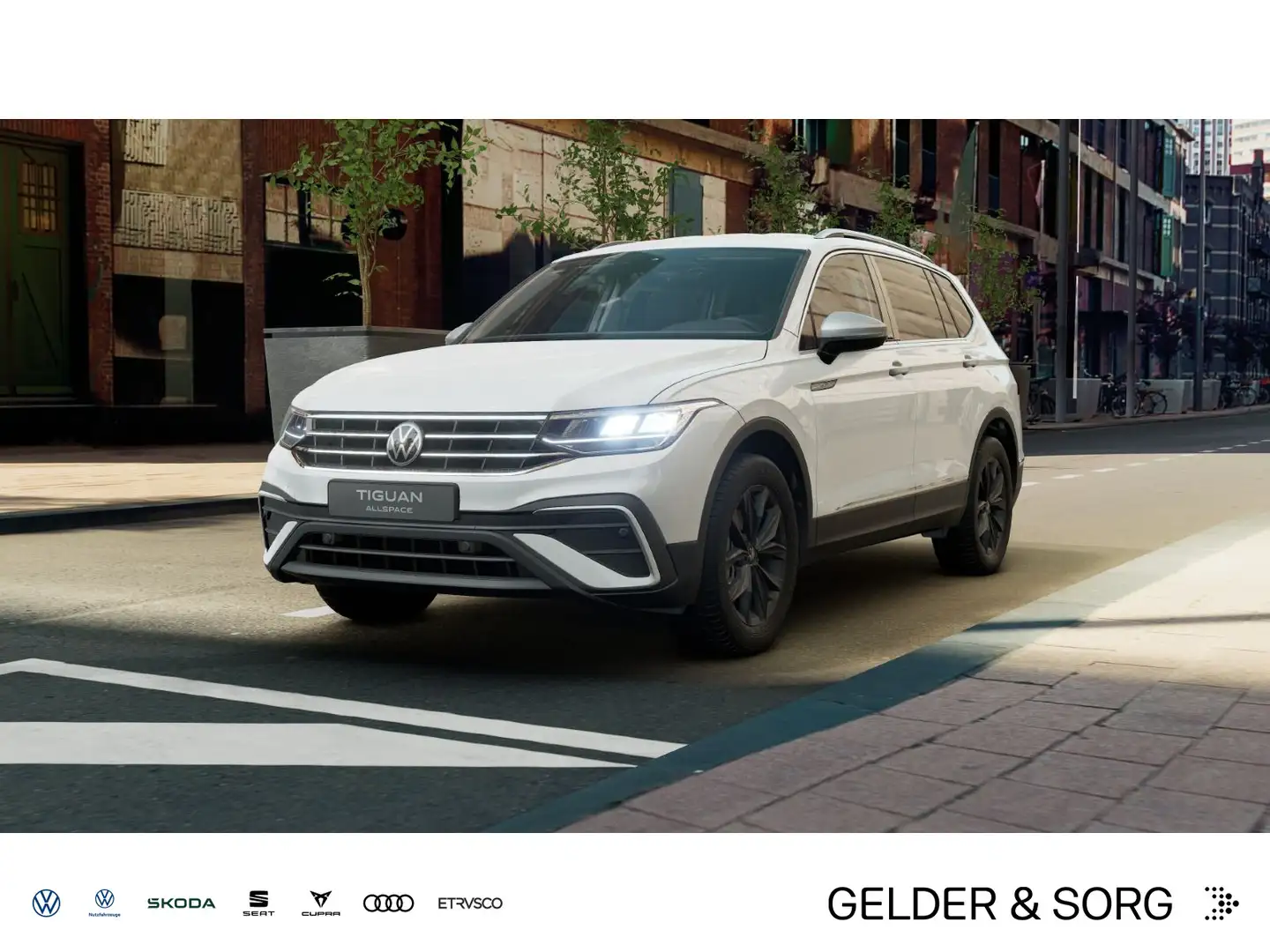 Volkswagen Tiguan Allspace Life 2.0 TDI AHK*LED*ACC*DAB+ Weiß - 1