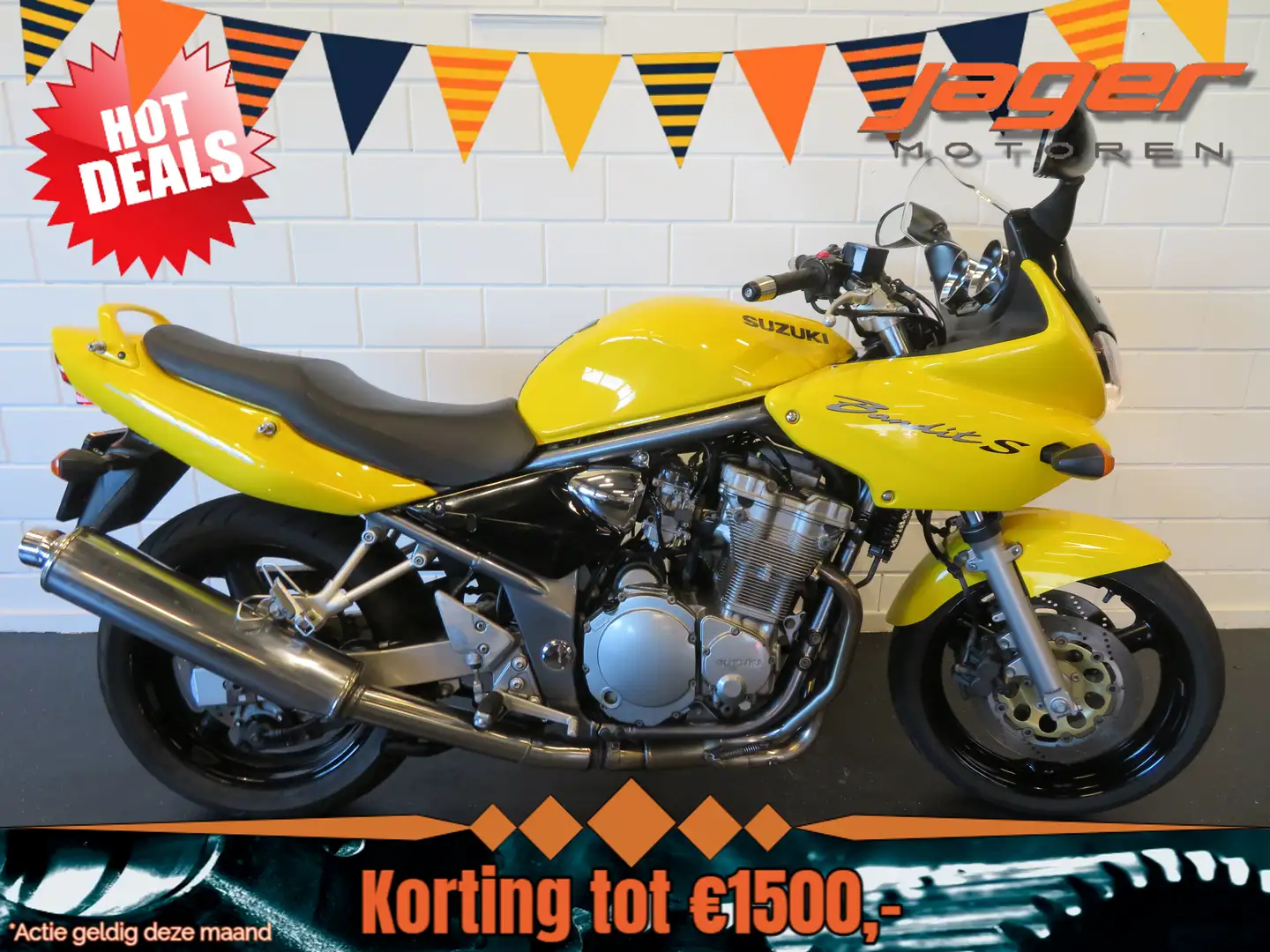 Suzuki GSF 600 S BANDIT SUPERSTRAK!! Geel - 1