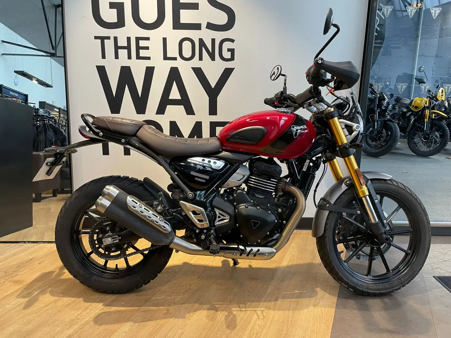 Triumph Scrambler 400 X Rot - 2