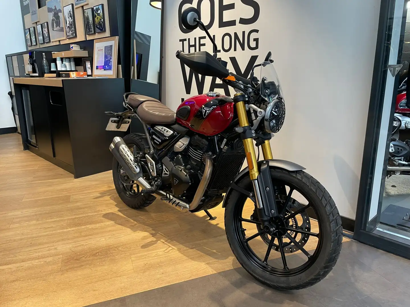 Triumph Scrambler 400 X Красный - 1
