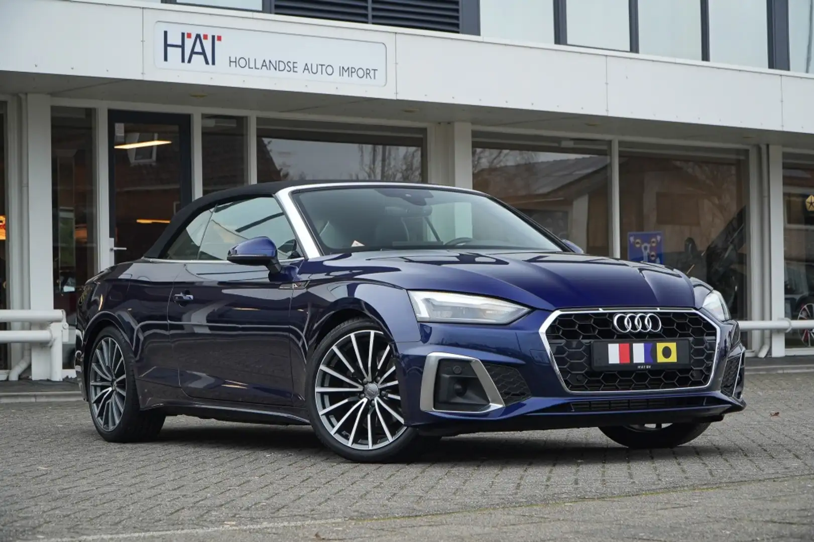 Audi A5 Cabriolet 40 TFSI S-line I ACC I Keyless I 19 inch Blau - 1